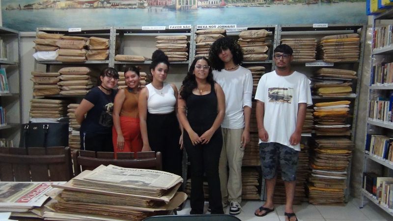 Estudantes de antropologia da UFOPA